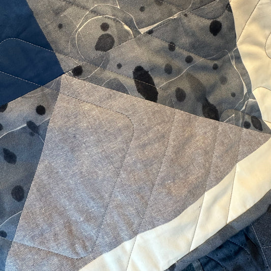 Perfect Placement Throw Size Blue