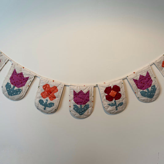 Quilted Spring Garland - Starry Edition