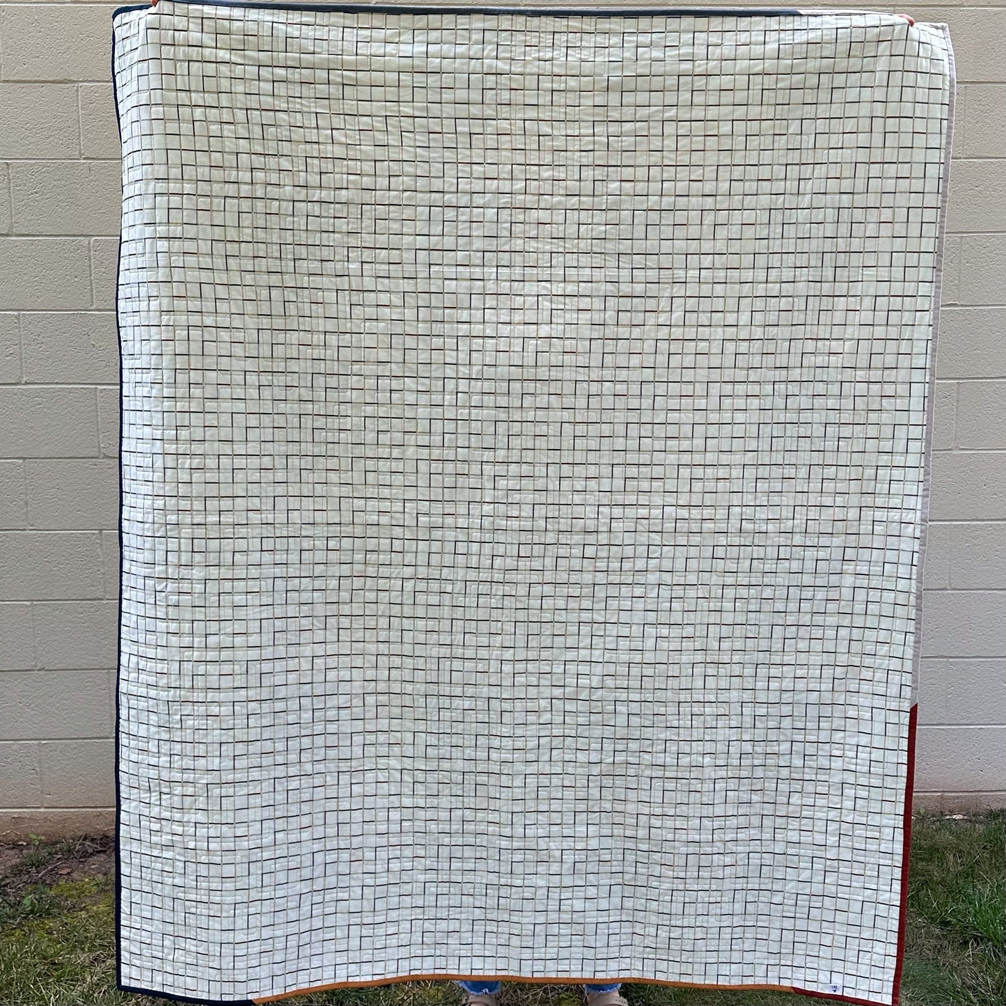 Mitered Quilt Throw Sized