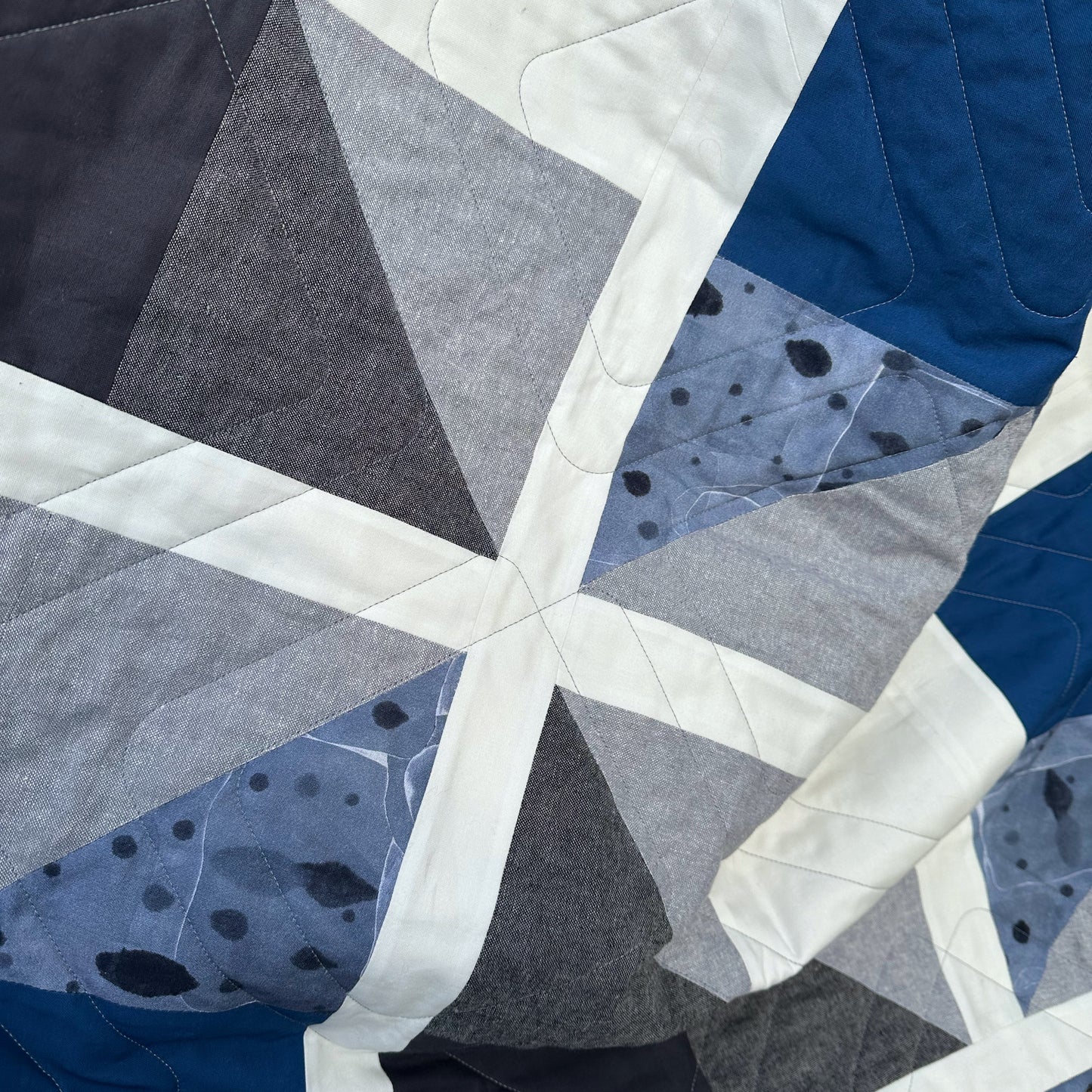 Perfect Placement Throw Size Blue