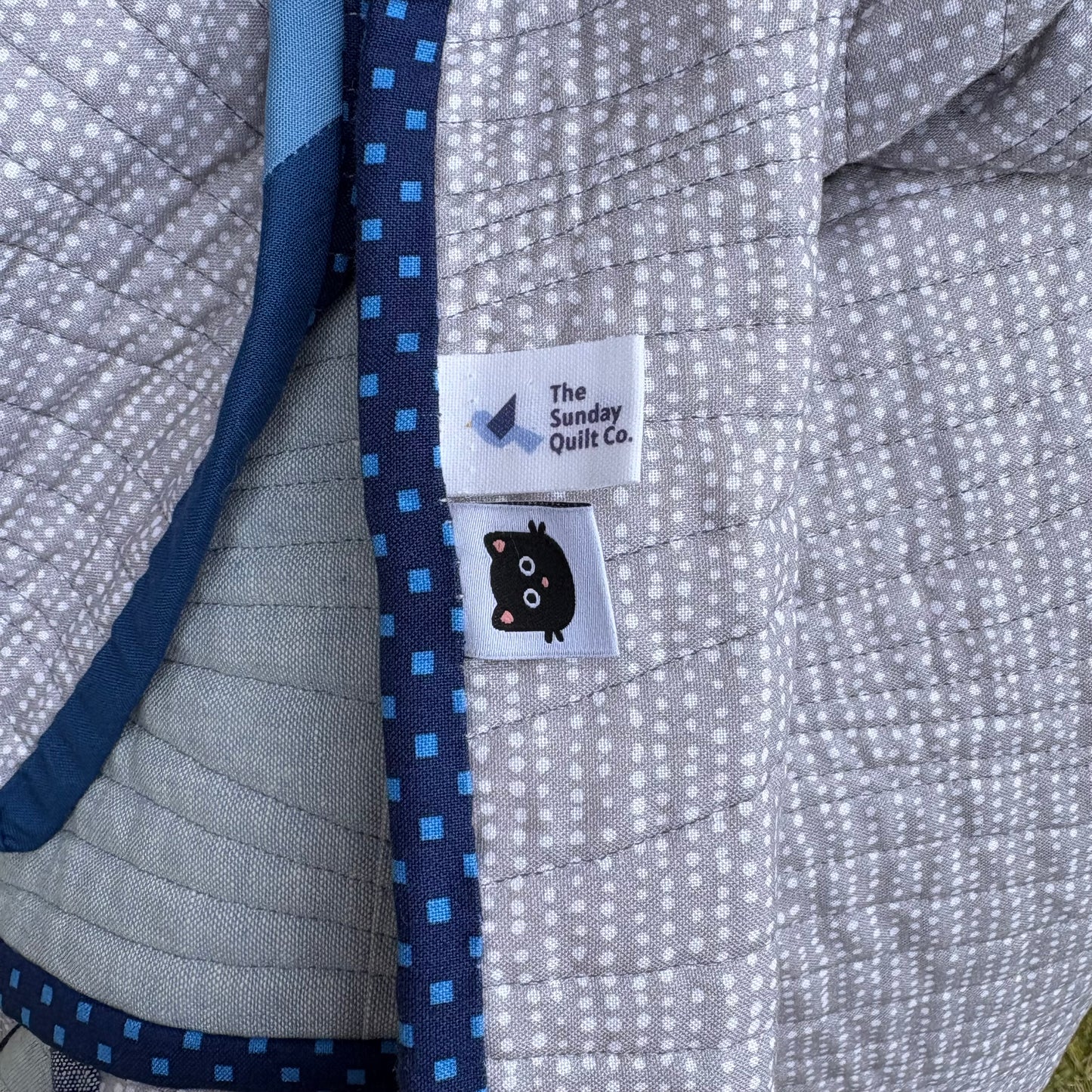 Color Shift Blue Throw Size